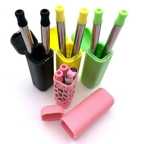 หลอดสแตนเลส,หลอดพับได้,หลอดพกพา