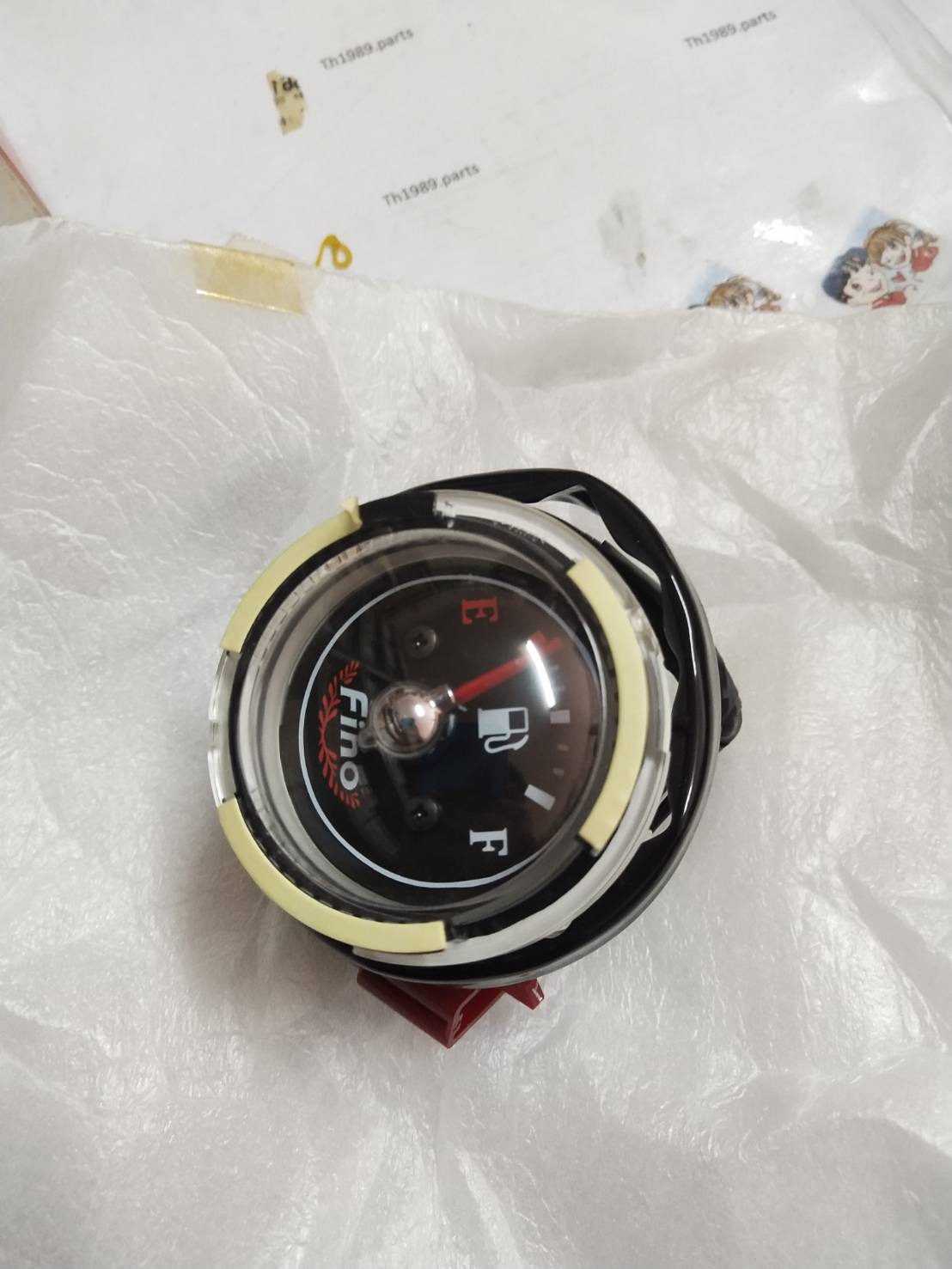 ชุดมิเตอร์วัดระดับน้ำมัน เกย์น้ำมัน ฟีโน่คาร์บูเกจ์แยก Fino AF115S อะไหล่แท้ YAMAHA 20B-H350A-00