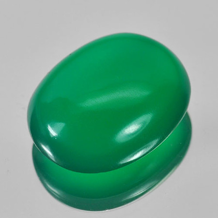 คาลซิโดนีสีเขียว (Green Chalcedony) 11.45 กะรัต