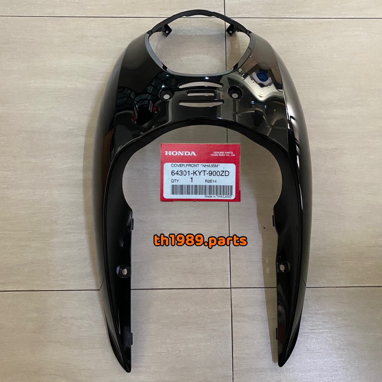 64301-KYT-900ZD ฝาครอบไฟหน้า รถสีดำ SCOOPY i 2010 สกู้ปปี้ไอตัวแรก อะไหล่แท้ HONDA
