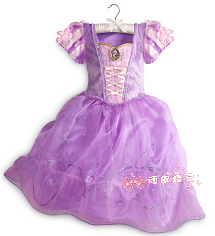 ชุดเจ้าหญิงราพันเซล(พร้อมส่ง) รหัสสินค้า Ra-JL1512 ไซส์ 100 110 120 130 140 150