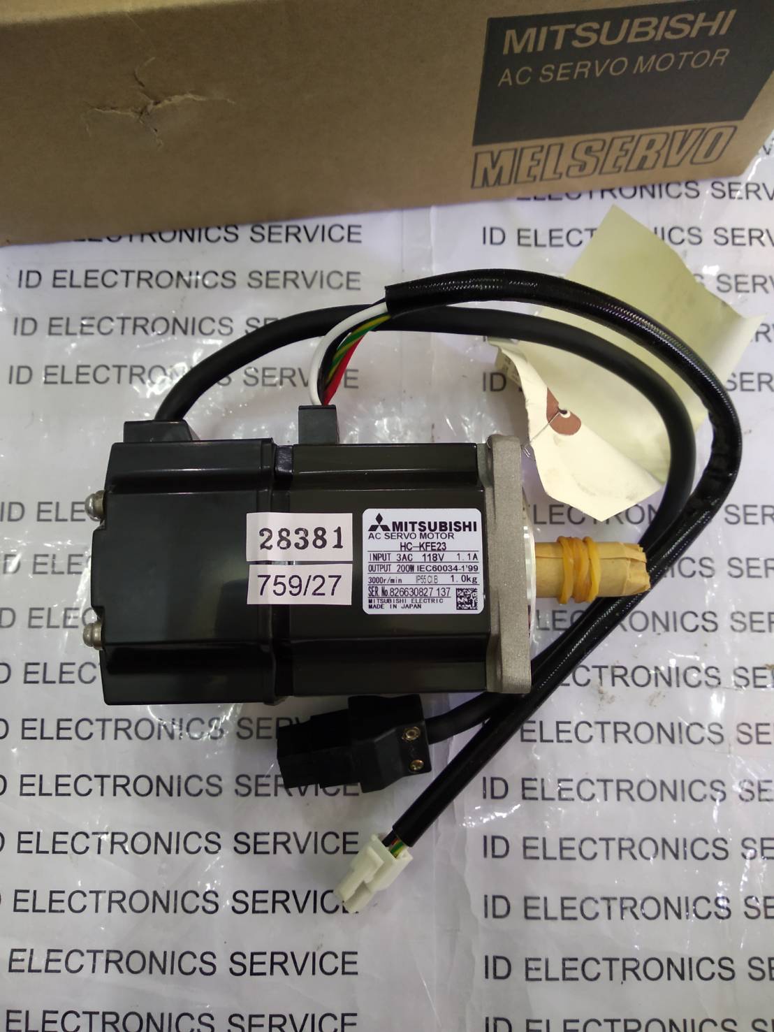 HC-KFE23 MITSUBISHI SERVO MOTOR