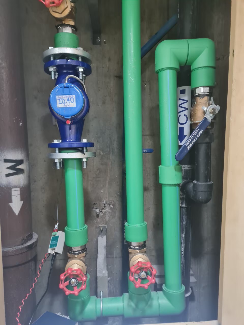 ติดตั้งวาล์ว และทดสอบวาล์วน้ำ x การบินไทย