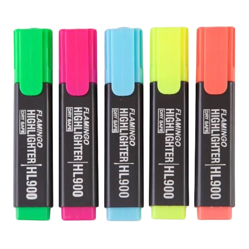 ปากกาเน้นข้อความ ไฮไลต์ เน้นข้อความ ฟามิงโก้ Highlight Flamingo HL900