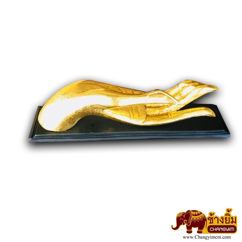 มือหงายติดผนัง