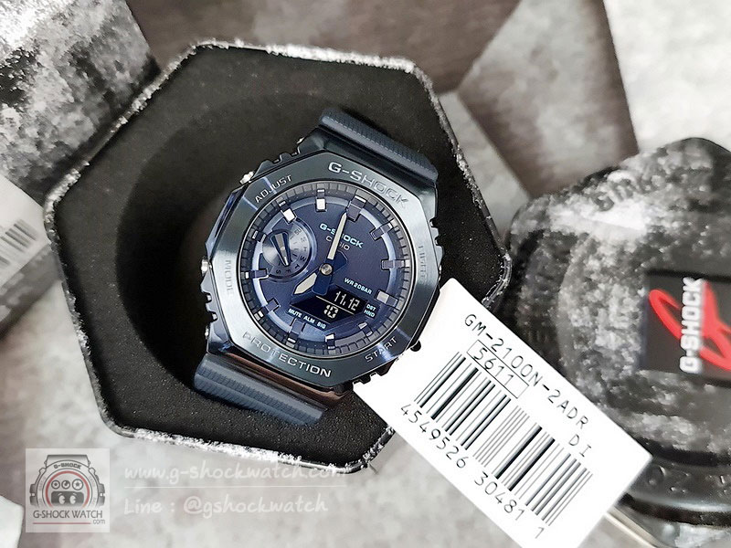 CASIO G-SHOCK นาฬิกาข้อมือ นาฬิกากันน้ำ นาฬิกาของแท้ ประกันศูนย์ CMG 1 ปี รุ่น GM-2100N-2A