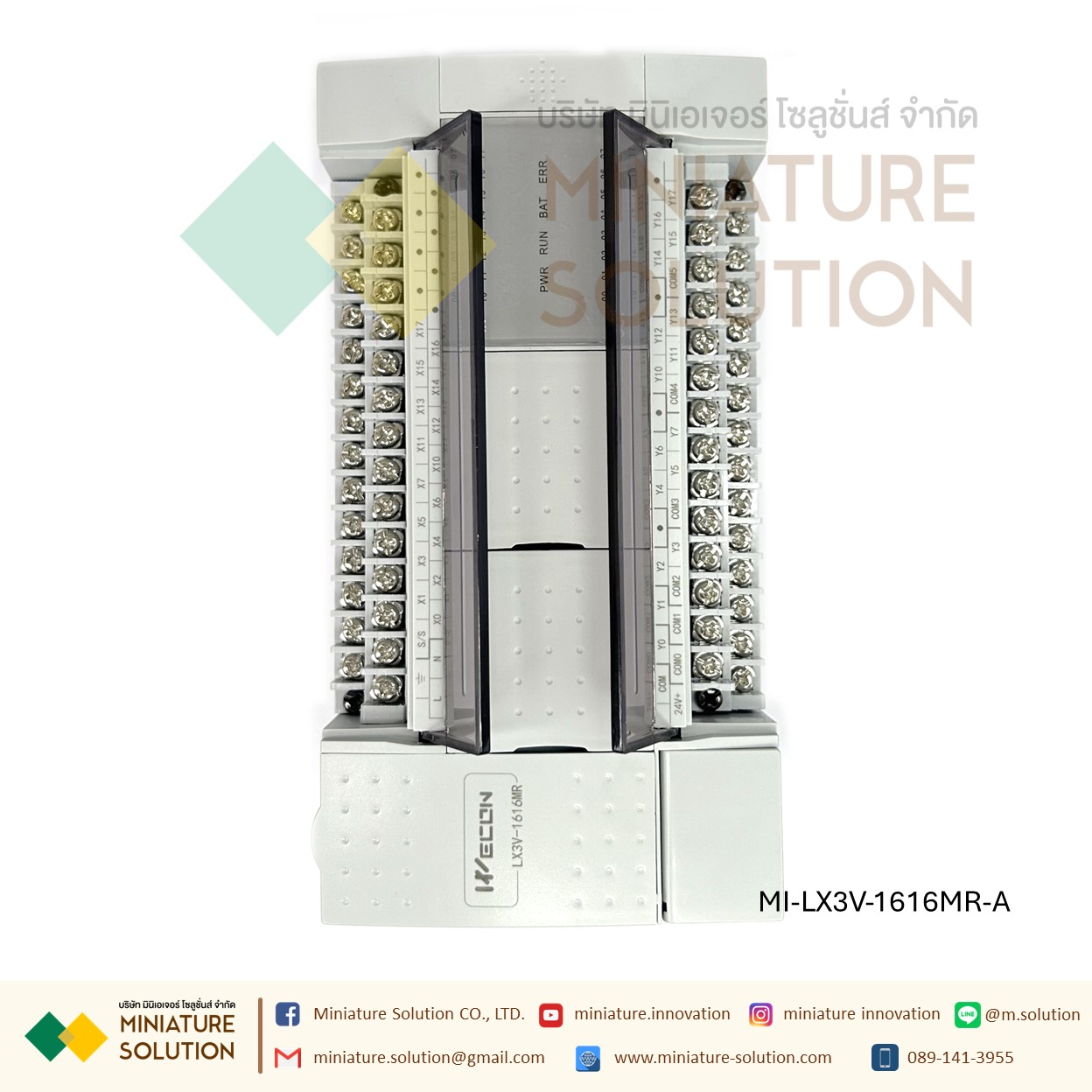 WECON PLC LX1V-0806MR-D 24VDC Suppout RS485 14 I/O LX3V-0806MR-A 32 I/O LX3V-1616MT LX3V-1616MR