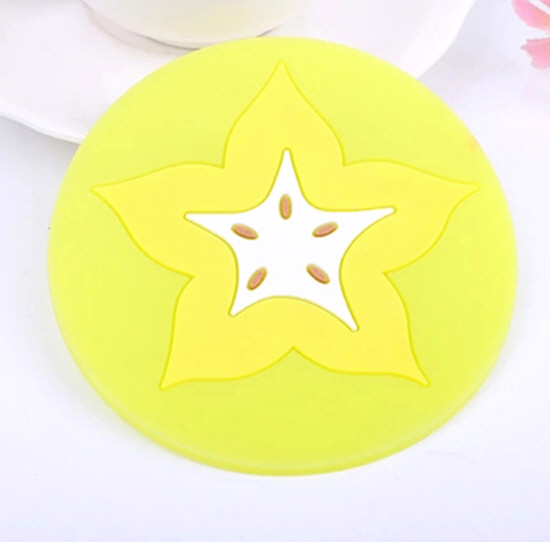 ที่รองแก้วยางหยอด