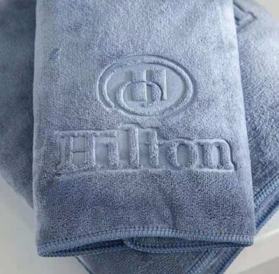 ผ้าขนหนู,ผ้าเช็ดตัว,ผ้าขนหนูปั๊มโลโก้