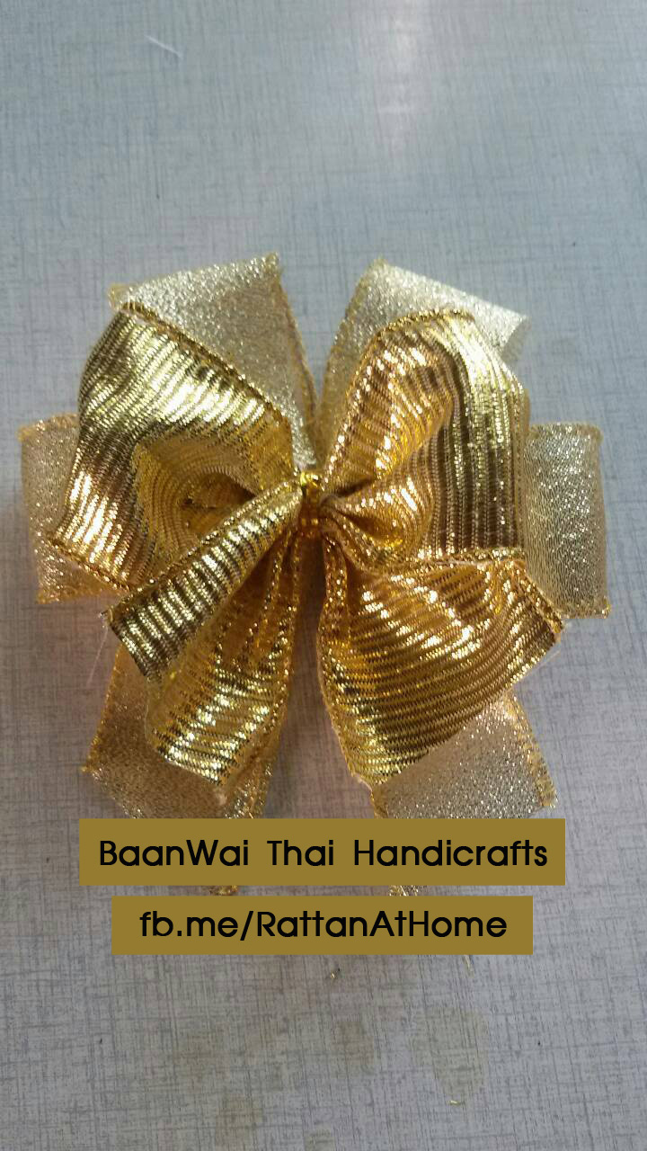 "งานตัวอย่าง" รับทำโบว์ติดกระเช้า โบว์ติดของชำร่วย โบว์ของขวัญ โบว์รางวัล โบว์ประกวด โบว์ติดรางวัล