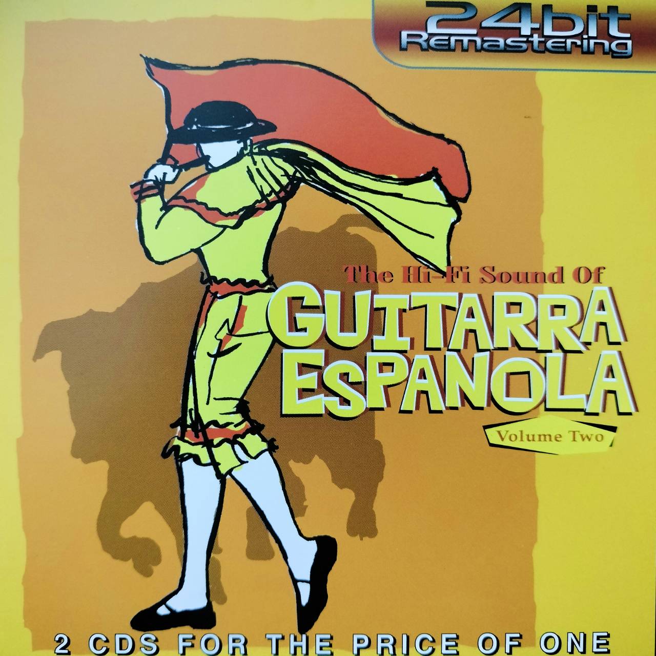 Various – The Hi-Fo Sounf of Guitarra Espanola Volume Two / ไม่ระบุ / ที่เปิดปิดในกล่องหัก / 24bit Remastering / แผ่นทอง / 2CD / แผ่นสวย