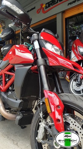 Evotech การ์ดหม้อน้ำ (Radiator guard) สำหรับ HyperMotard 950