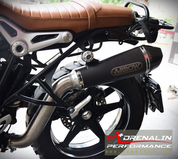 ท่อ Arrow X Kone Black สำหรับ R9T scrambler (For Exhibition only)