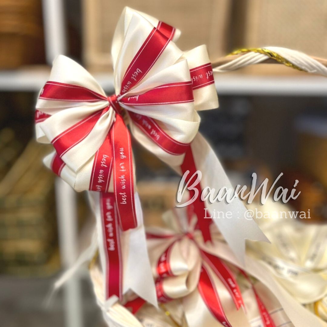 โบว์ติดขวัญ โบว์ประกวด โบว์-ขนาดกลาง โบว์ติดของฝาก