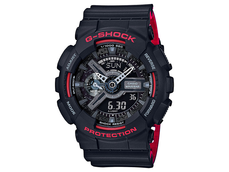 CASIO G-SHOCK นาฬิกาข้อมือ นาฬิกากันน้ำ นาฬิกาของแท้ ประกันศูนย์ CMG 1 ปี รุ่น GA-110HR-1A