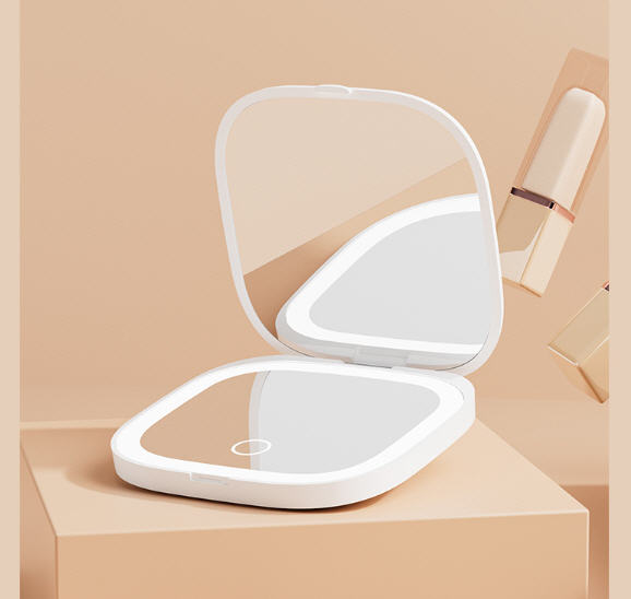 กระจกพกพา,กระจกมีไฟแบบพกพา,กระจกพกพาLED