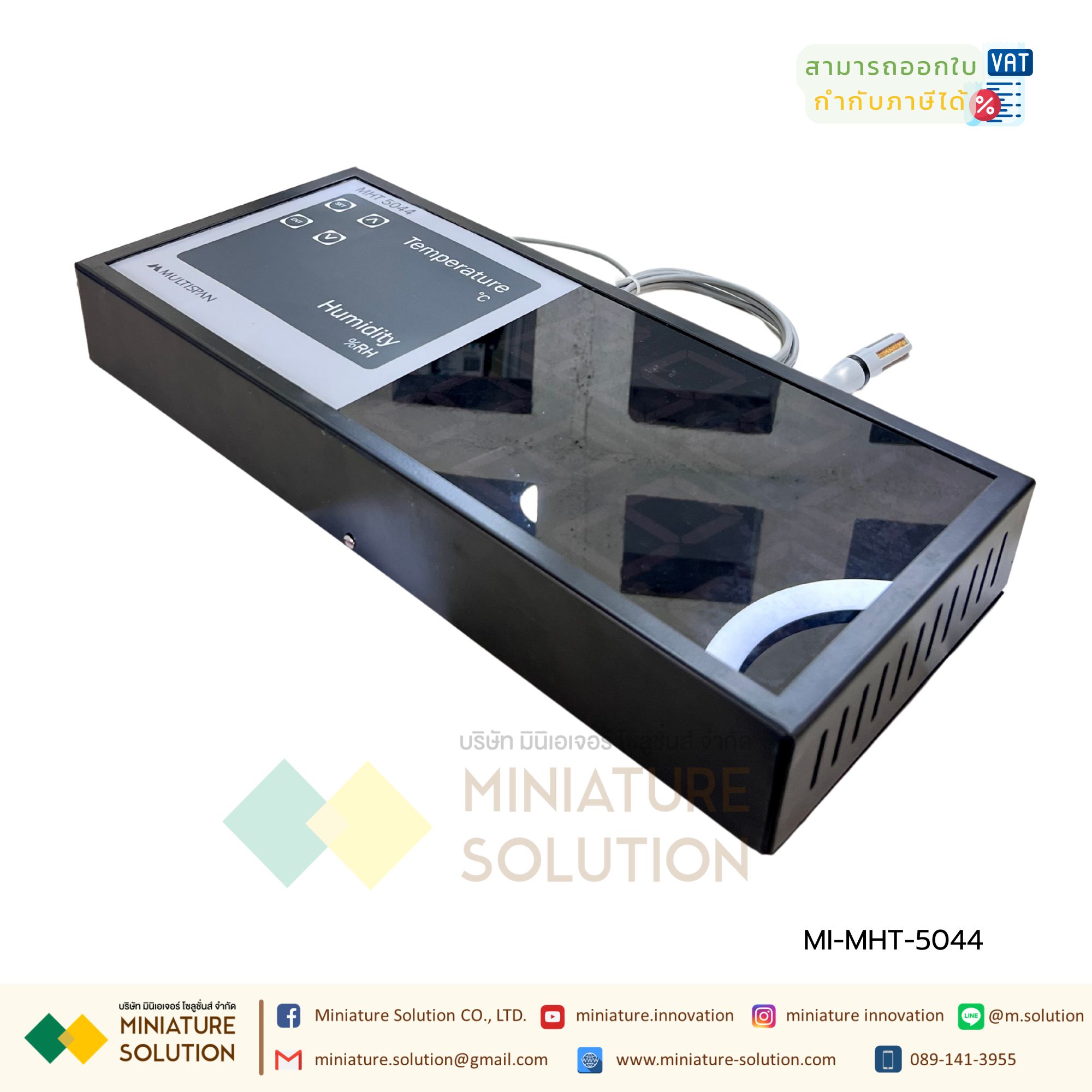 Jumbo Display - Humidity & Temperature with RS- 485 MODBUS (2.25" Display - Single side) with RH-100 sensor