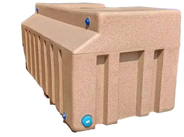 ถังเก็บน้ำบนดินPE Safe แกรนิต แนวนอน (FOOD Grade) รุ่น WTGU-1000