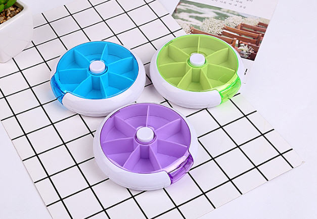 กล่องใส่ยา,กล่องใส่ยาพกพา,กล่องใส่ยา7ช่อง