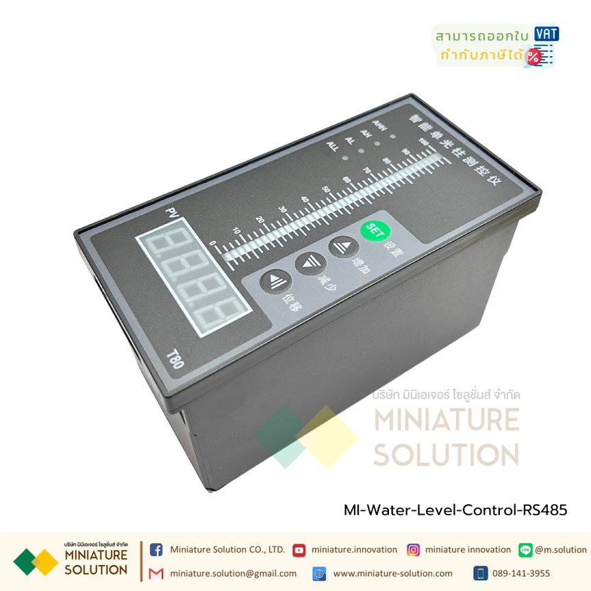จอแสดงผลเซนเซอร์วัดระดับน้ำ โมดูลแสดงผล ส่งสัญญาณ RELAY/RS485 (GL-T804-81-23-KL-P)