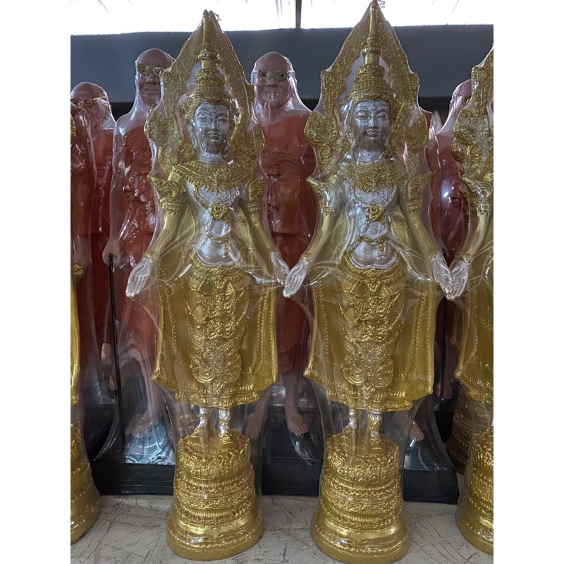 พระปางเปิดโลก สูง 15 นิ้ว เนื้อเรซิ่น