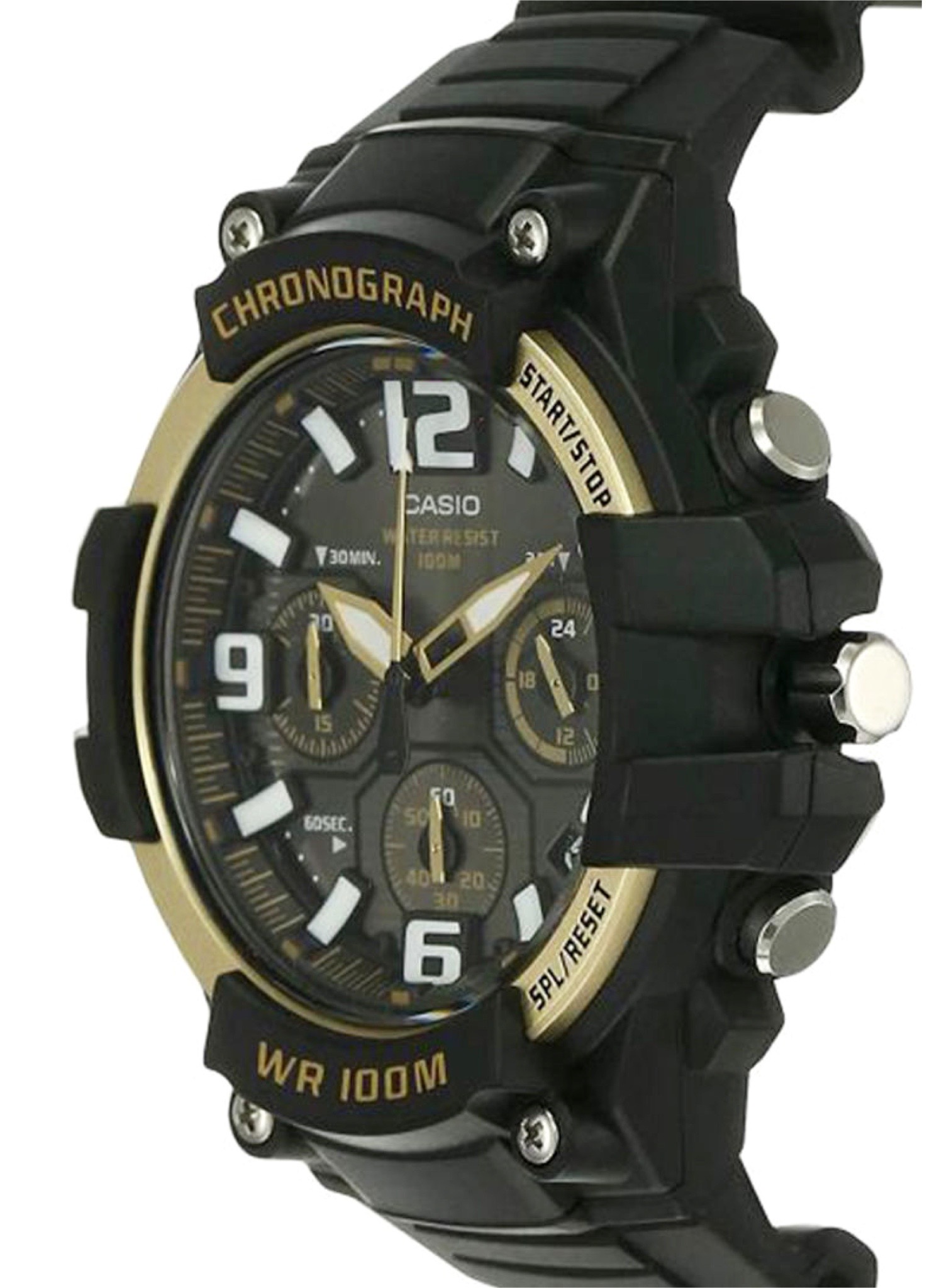 CASIO นาฬิกาข้อมือ นาฬิกากันน้ำ นาฬิกาของแท้ ประกันศูนย์ CMG 1 ปี รุ่น MCW-100H-9A2