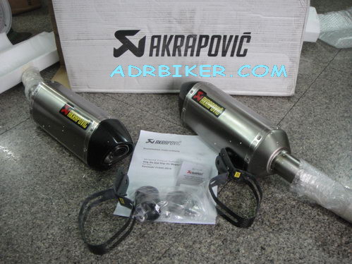 ท่อคู่ Akrapovic สำหรับ Z1000, Z1000sx ปี 10+ (For Exhibition only)