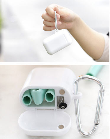 หลอดซิลิโคนพกพา,หลอดซิลิโคน