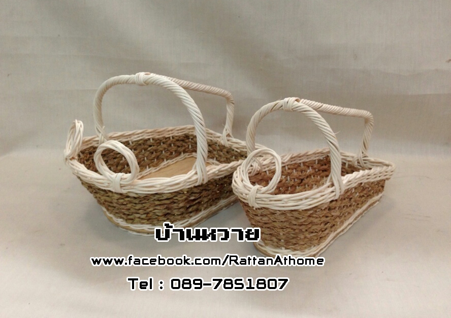 ตะกร้าหวายใส่ขวดไวน์ แบบ 1 ขวด