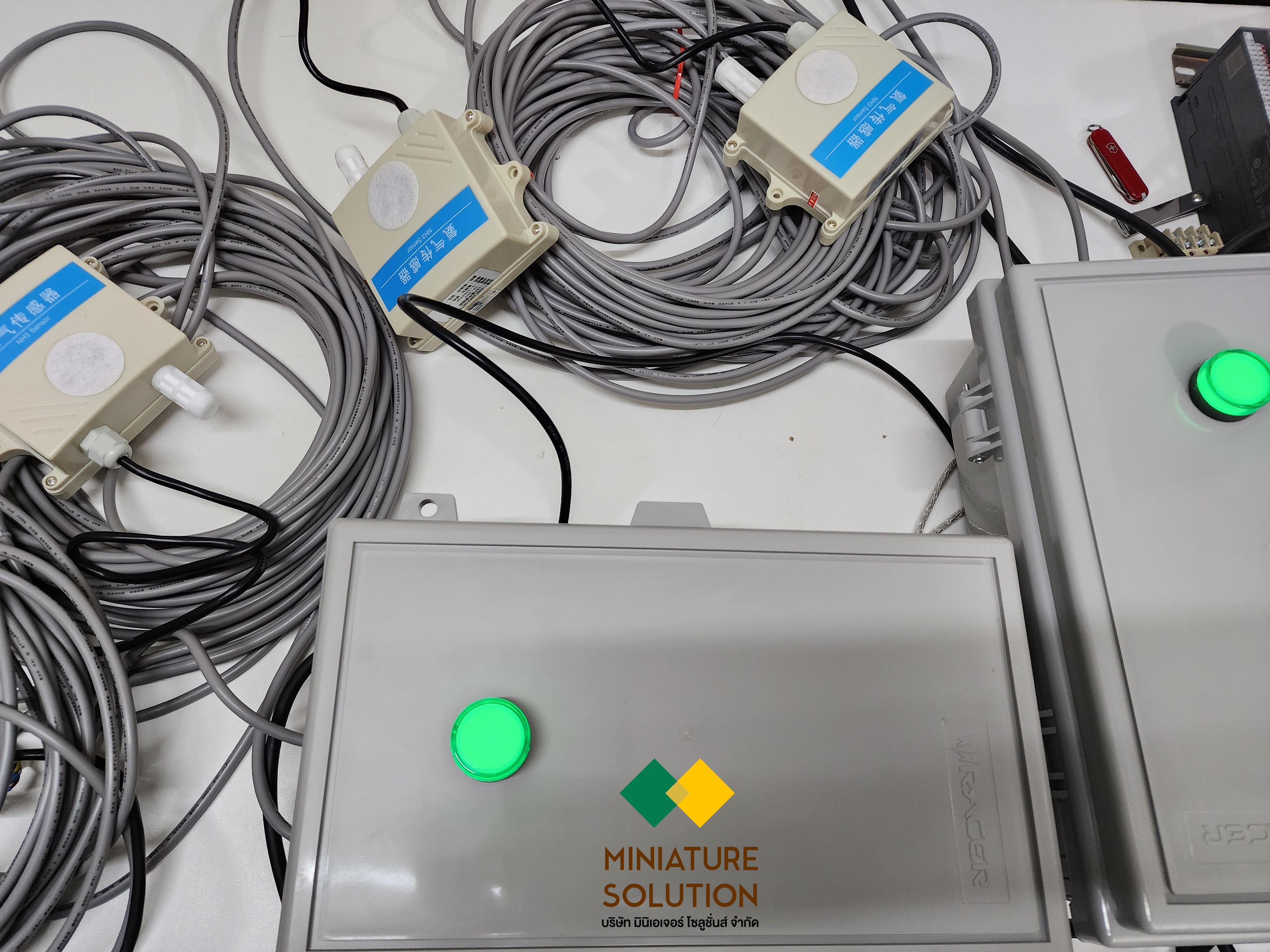 ระบบวัดค่า แอมโมเนียในเล้าไก่ เพื่อแจ้งเตือนขึ้น IOT แจ้งข้อมูลผ่าน Line NH3 Ammonia