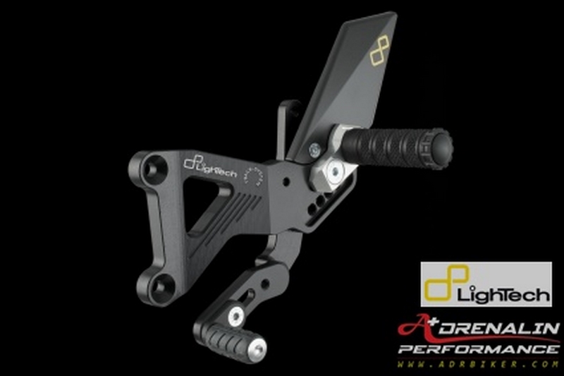 เกียร์โยง - Lightech Adjustable Rearsets สำหรับ Street Triple/R