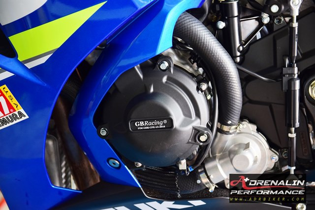GB RACING - ครอบเครื่องกันเครื่อง(SET) ซ้าย-ขวา สำหรับ GSX-R1000 L7+