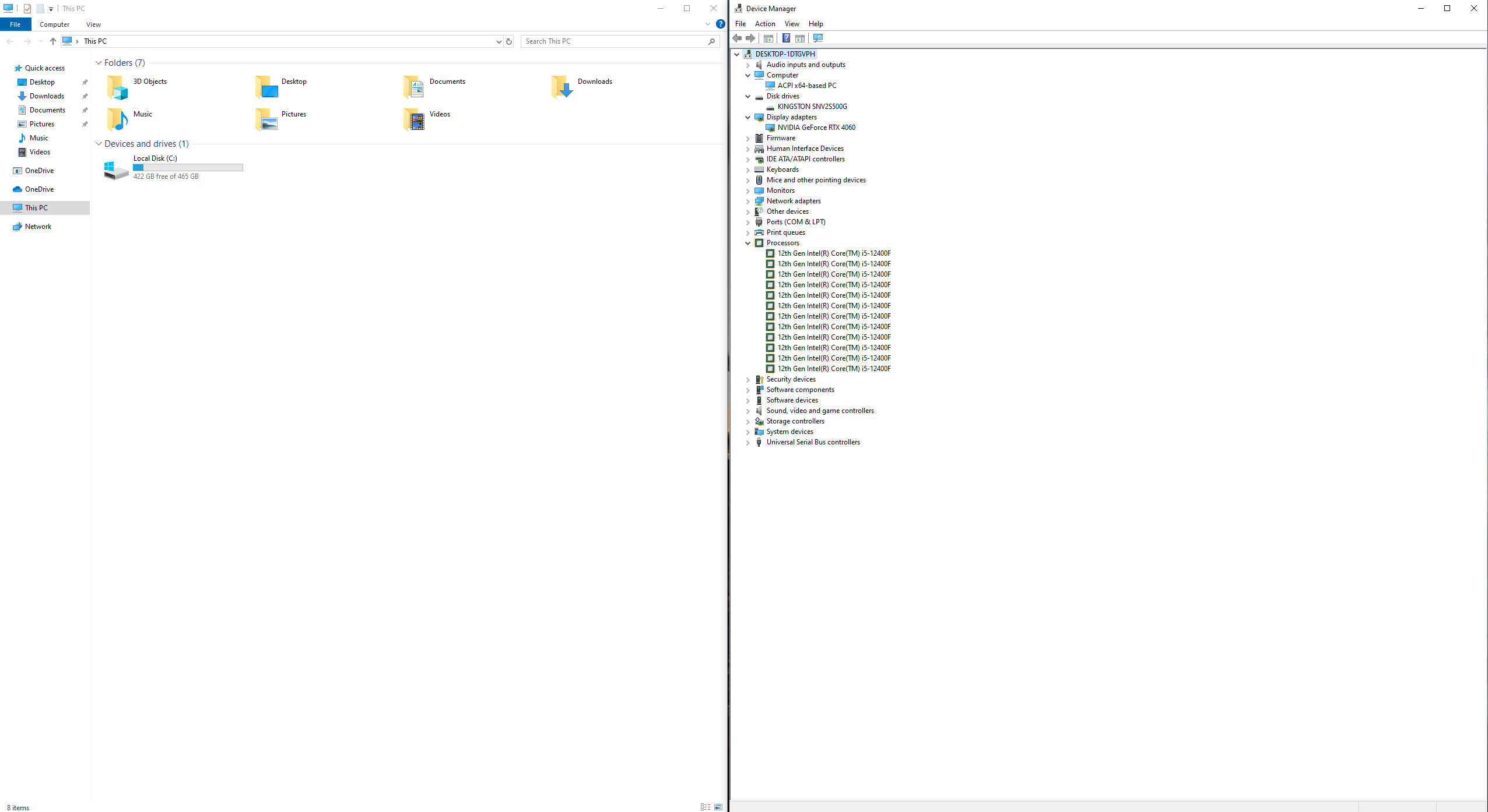 PC ประกอบ Intel Core i5-12400F/Ram 16GB/SSD 500GB/RTX 4060/Monitor SAMSUNG (VA 2K QHD HDR 165Hz)