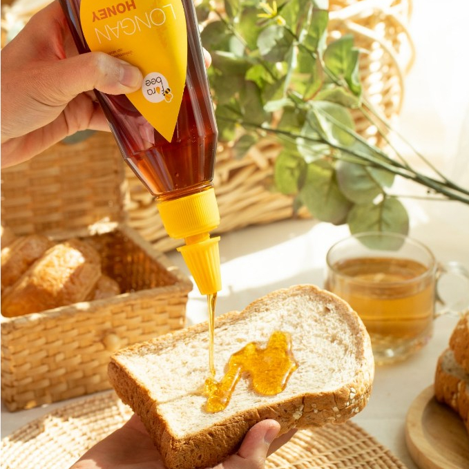 น้ำผึ้งดอกลำไย (ขวดบีบ) Forabee Longan Flower Honey 500 g. (05-8552)