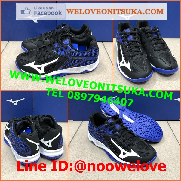 Mizuno Thunder Blade 3 รองเท้ากีฬา Indoor ยอดนิยม สีสวย โดดเด่น ชัดเจน ใส่สบายเท้า V1GA217003