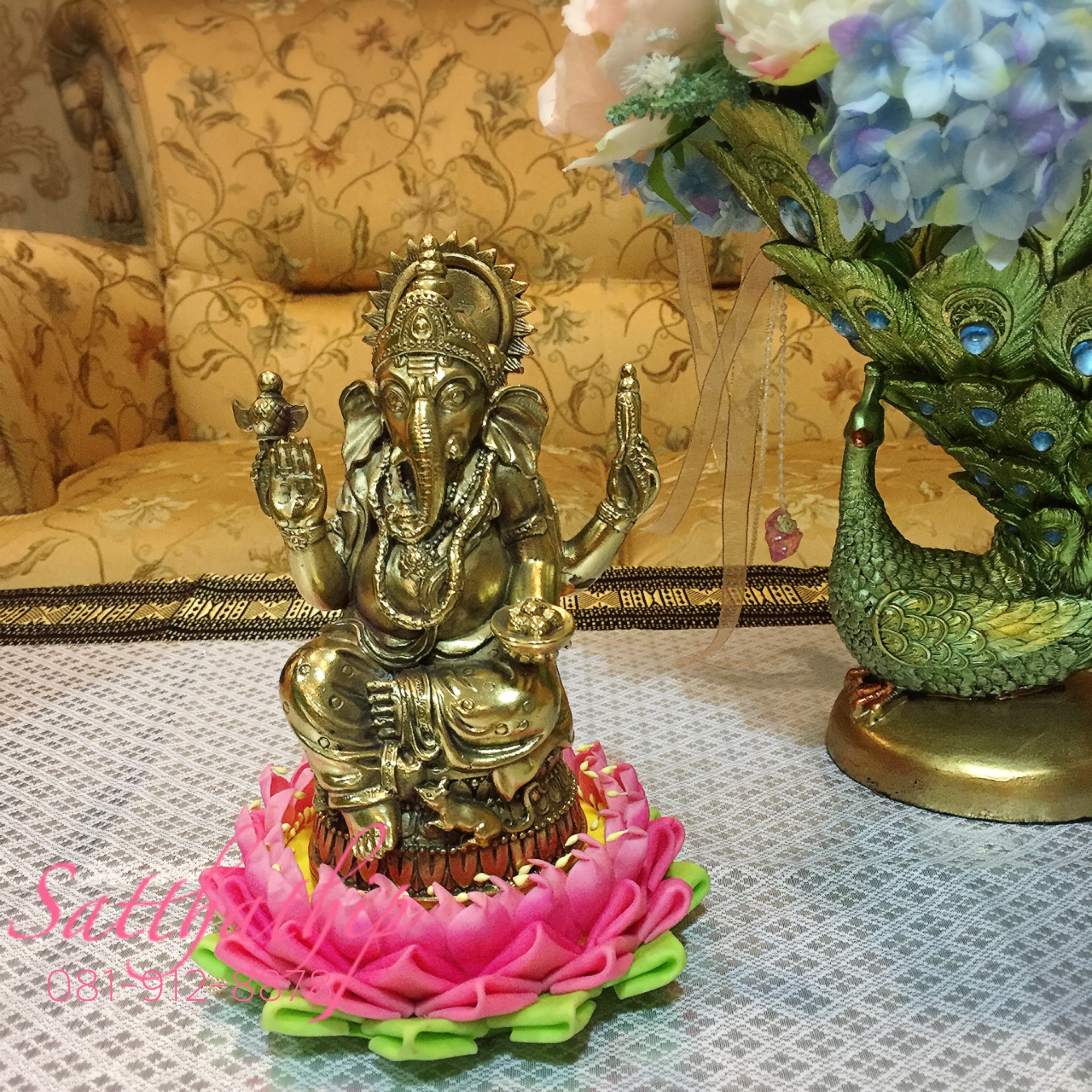 พระพิฆเณศ ปางสัมปทายะคเณศ (ทองเหลือง) - Ganesha: Lord of Success