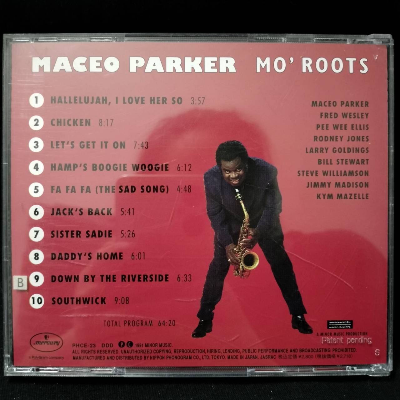 Maceo Parker – Mo' Roots / JAPAN / แผ่นสวย