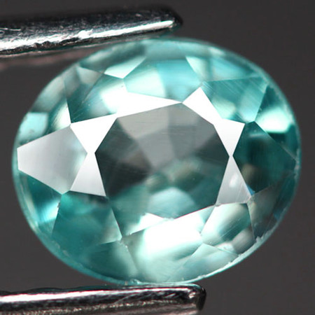 เพทาย (Blue Zircon) 1 กะรัตสีฟ้า