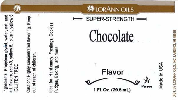 Lorann Super Strength Chocolate Flavor 1 oz. กลิ่นช็อคโกแลตเข้มข้น (06-7642)