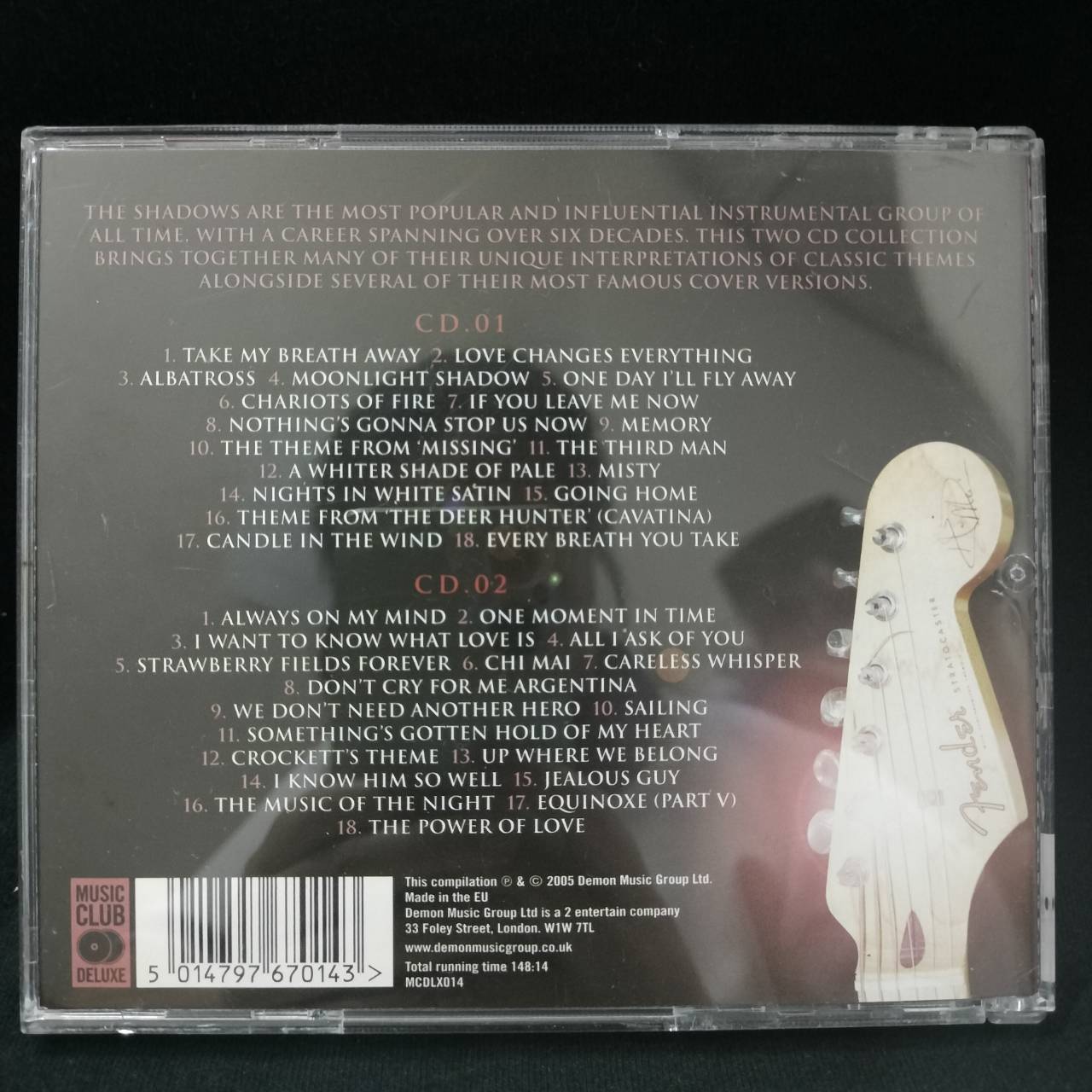 The Shadows – Memories 36 Guitar Moods / EU / 2CD / แผ่นสวย