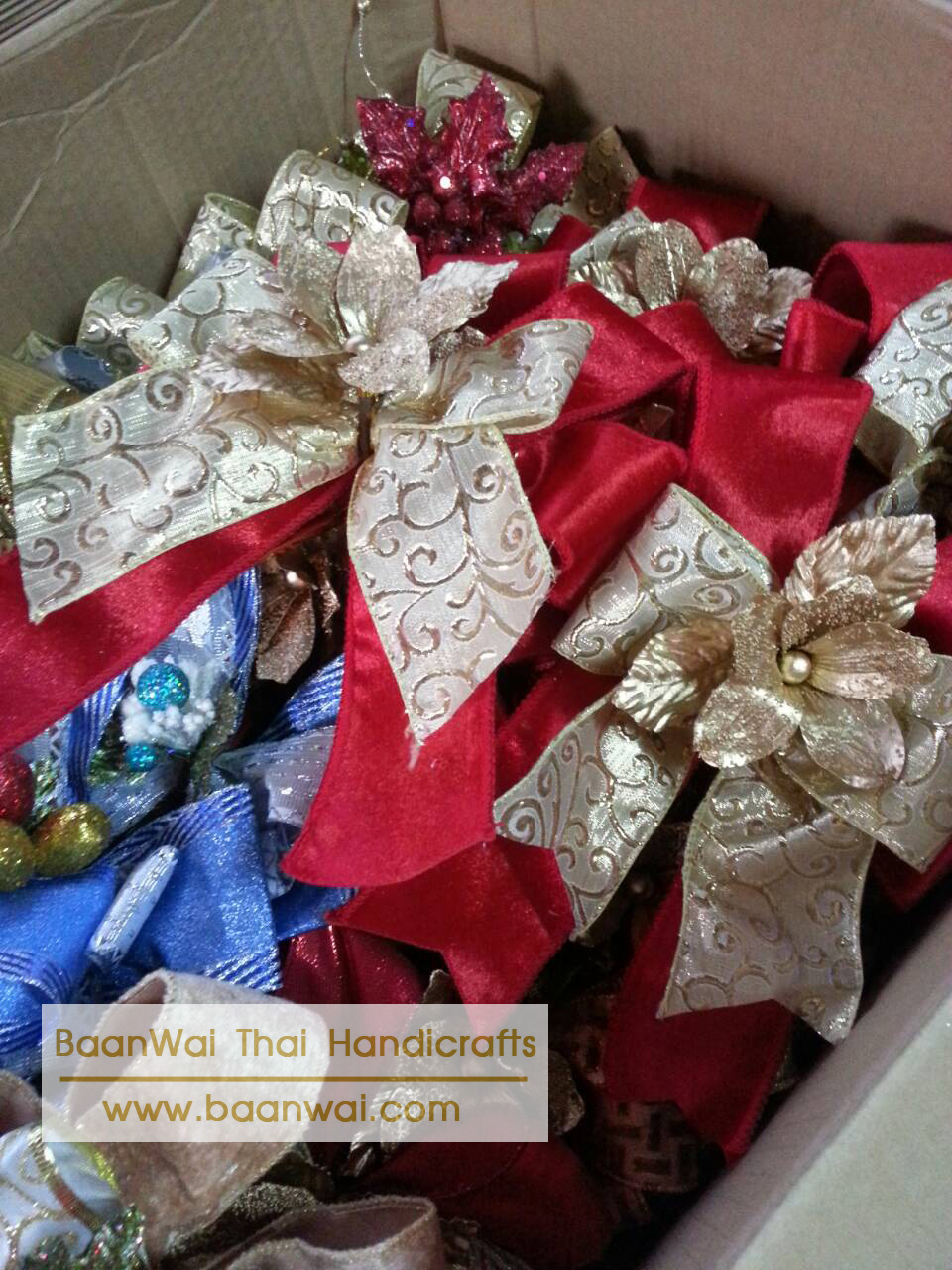"งานตัวอย่าง" รับทำโบว์ติดกระเช้า โบว์ติดของชำร่วย โบว์ของขวัญ โบว์รางวัล โบว์ประกวด โบว์ติดรางวัล