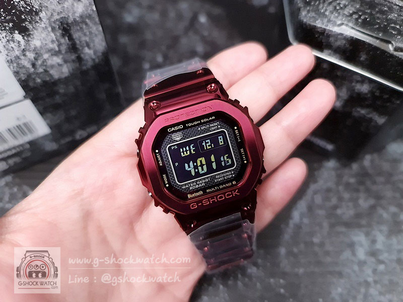 CASIO G-SHOCK นาฬิกาข้อมือ นาฬิกากันน้ำ นาฬิกาของแท้ ประกันศูนย์ CMG 1 ปี รุ่น GMW-B5000RD-4