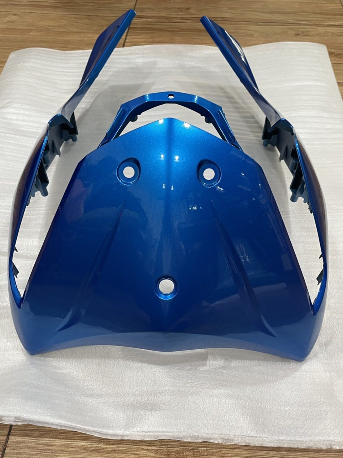 B6F-F8311-00-P0 บังลมหน้าสีน้ำเงิน(1669,VBM2) FINN 2018 , 2020 อะไหล่แท้ YAMAHA