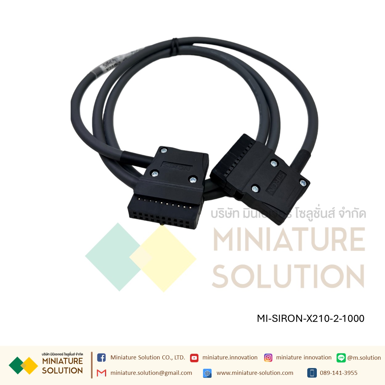 SIRON X210 สายเชื่อมต่อกับ T001 T022 กับ PLC CJ1W FX1NC FX2NC MITSUBISHI/Q SERIES QX41/42