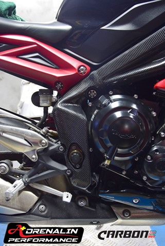 Carbon2Race คาร์บอนครอบเฟรม สำหรับ street triple 675 โปร ลดแรง
