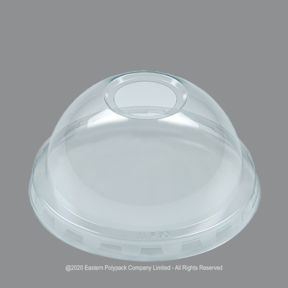 ฝาโดม 93 mm. PET เจาะรู (50 ใบ/ห่อ) (EPP) (09-1705)
