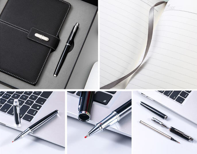 ชุดสมุดโน้ต+ปากกา+กระบอกน้ำ,ชุดของขวัญพรีเมี่ยม