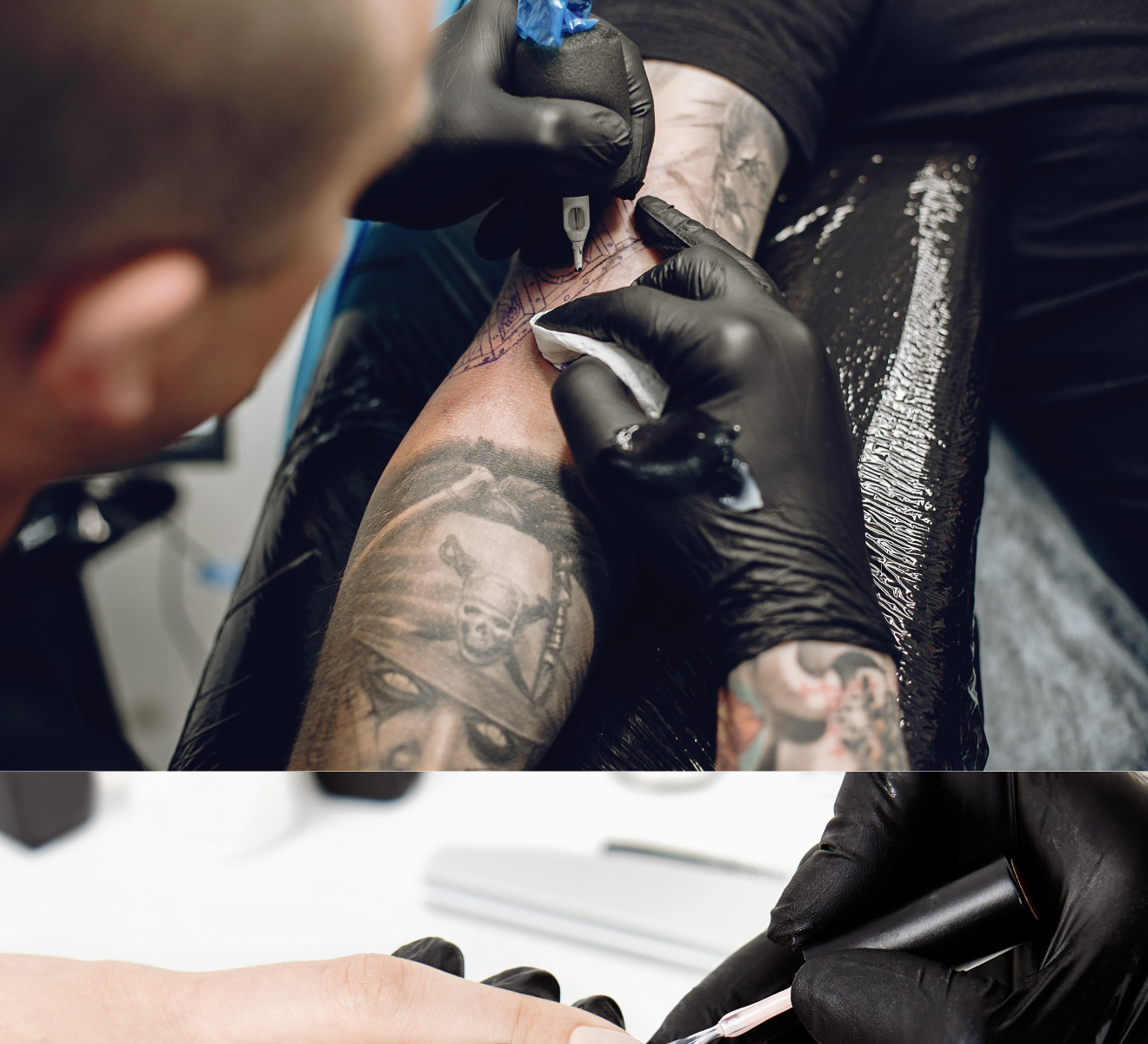 ถุงมือไนไตร Cleanguard สีดำ ใช้ในอาหาร สินค้าดี ราคาถูก (บรรจุ 50ชิ้น/กล่อง) ไซต์ S / M / L