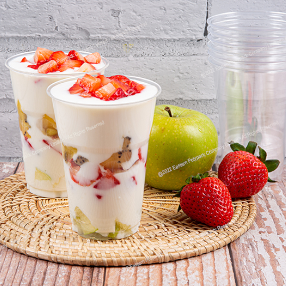 แก้วน้ำพลาสติก GPPS ขนาด 7 oz. ปาก 75 มม. บรรจุ 50 ใบ (09-0211)