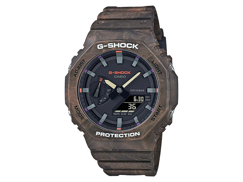 CASIO G-SHOCK นาฬิกาข้อมือ นาฬิกากันน้ำ นาฬิกาของแท้ ประกันศูนย์ CMG 1 ปี รุ่น GA-2100FR-5A